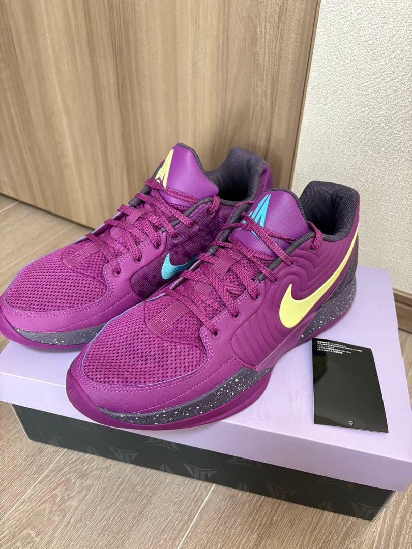 JA2 パープル　nike バスケットボールシューズ