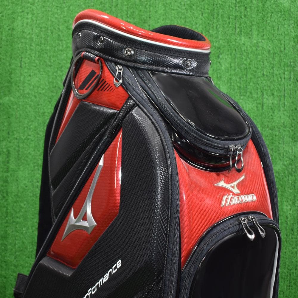 MIZUNO ミズノ ゴルフ ３点式ショルダー キャディバッグ 美品！