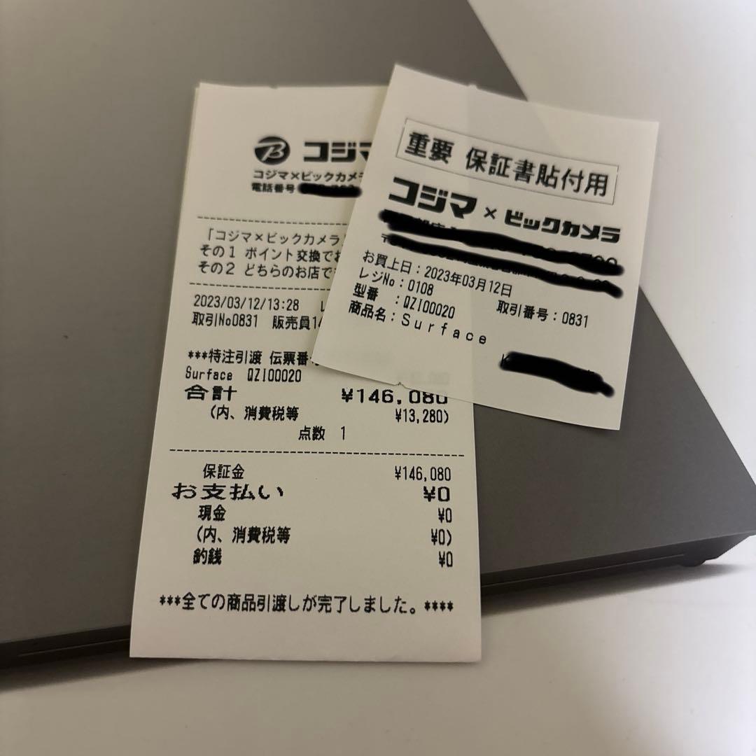 【美品】Microsoft Surface Laptop 5 8GB/256GB