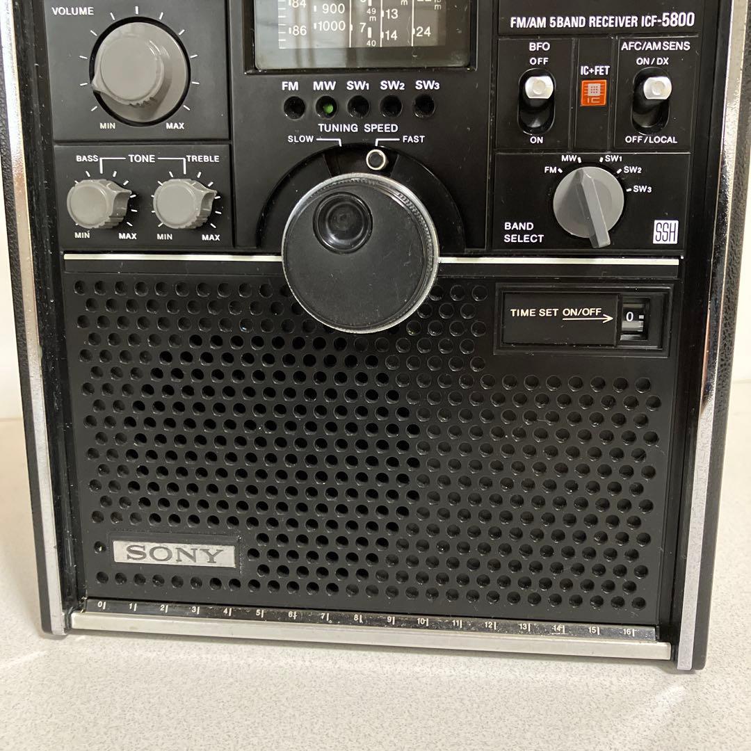 liukunソニーＢＣＬラジオ　ＩＣＦー５８００ 完動品