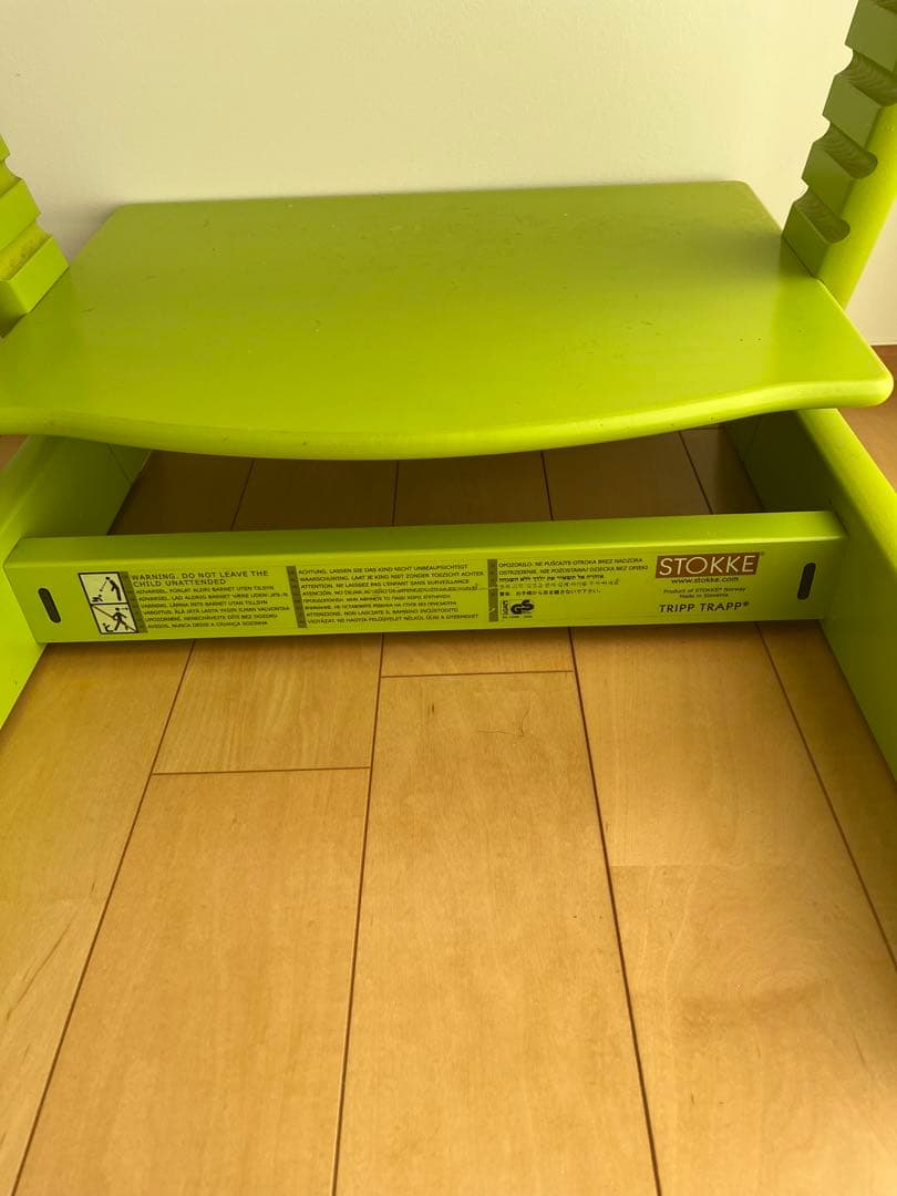 STOKKE TRIPP TRAPPトリップトラップ廃盤グリーンベビーセット付き