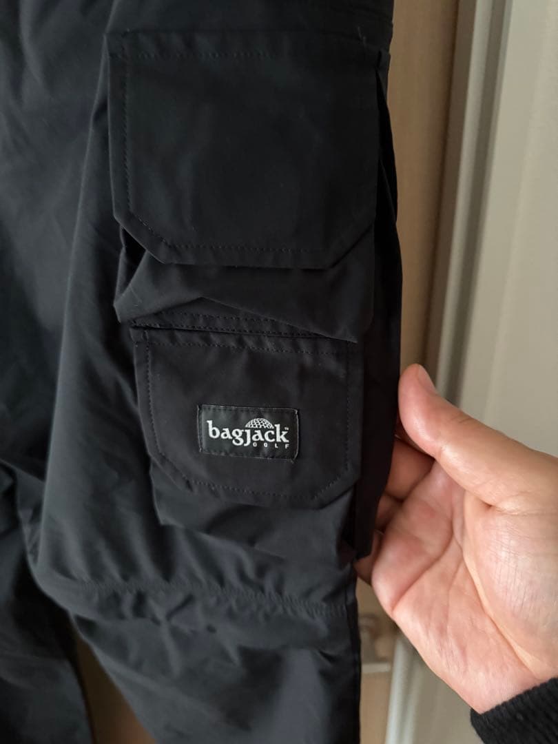 BAGJACK golf パンツ　2way 黒　XL