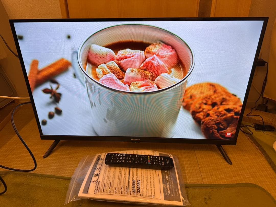 極美品2021年製！ハイセンス hisense 32型　テレビ 32A30G