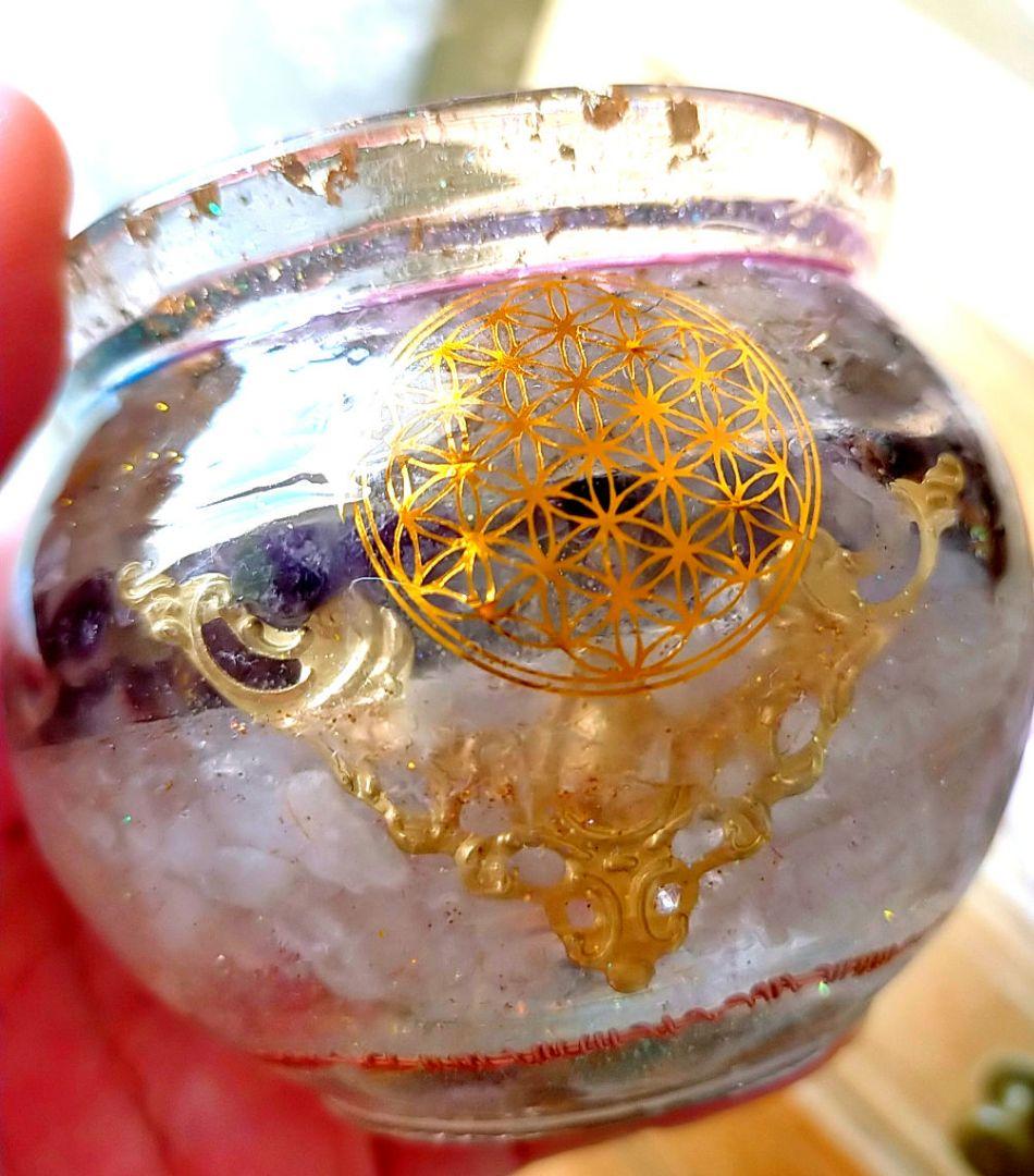 オルゴナイト　魔法壺　一点のみ　浄化　引き寄せ　開運　活性化　インテリア　奇跡