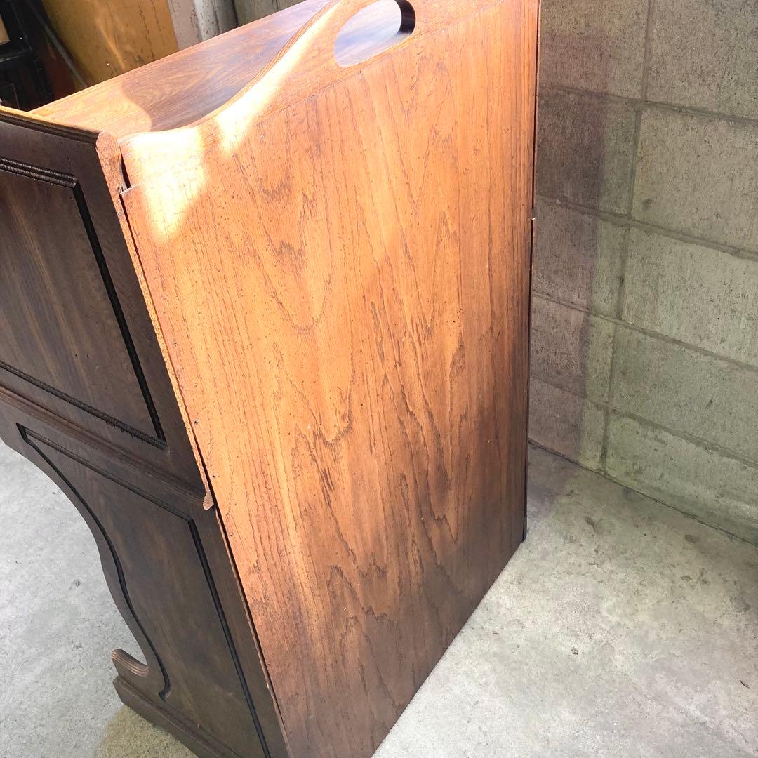 アンティーク　ヴィンテージ　蛇腹　ライティングビューロー　デスク　机　ドレッサー