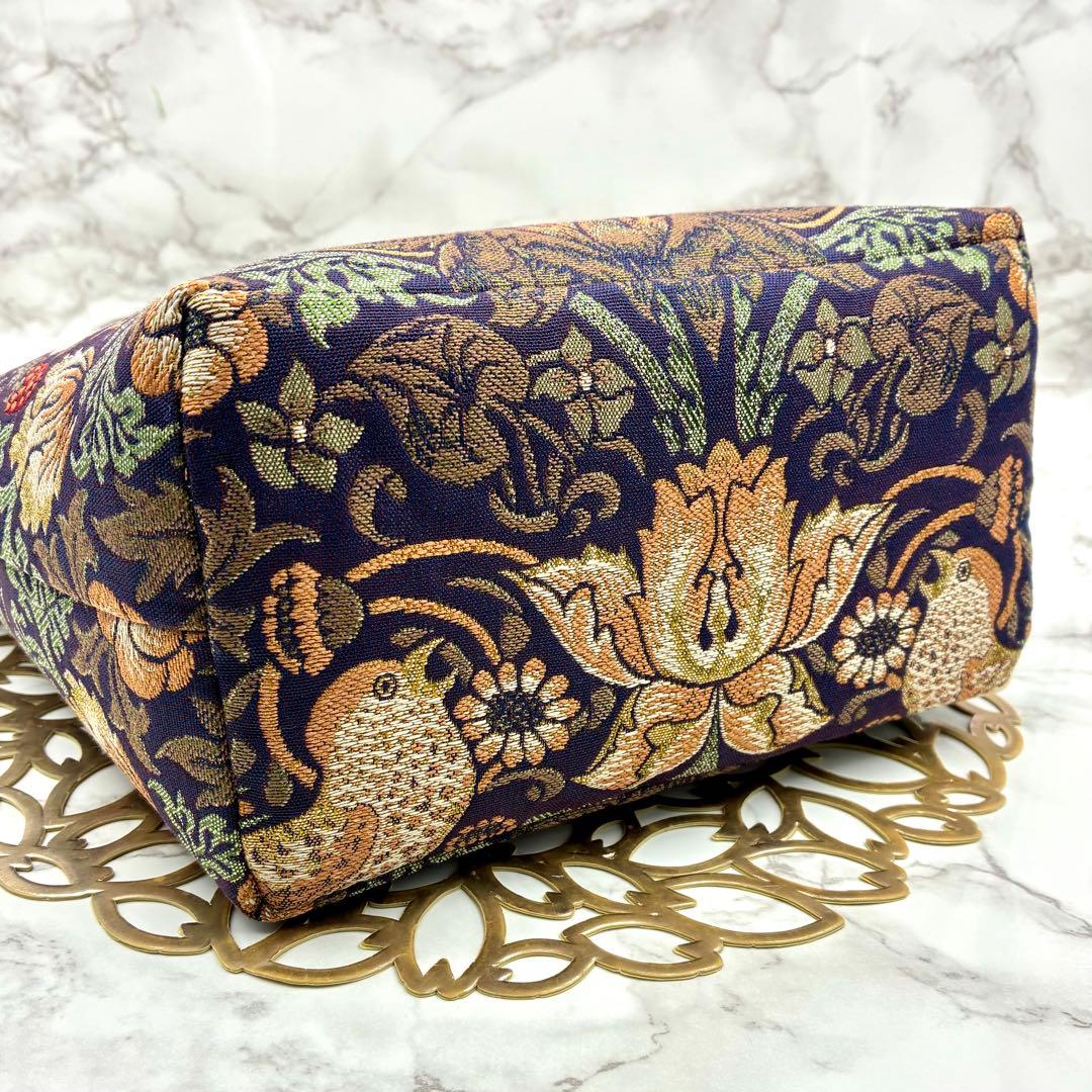 一時閉店セール【ウィリアムモリスいちご泥棒】トートバッグ ポーチセット