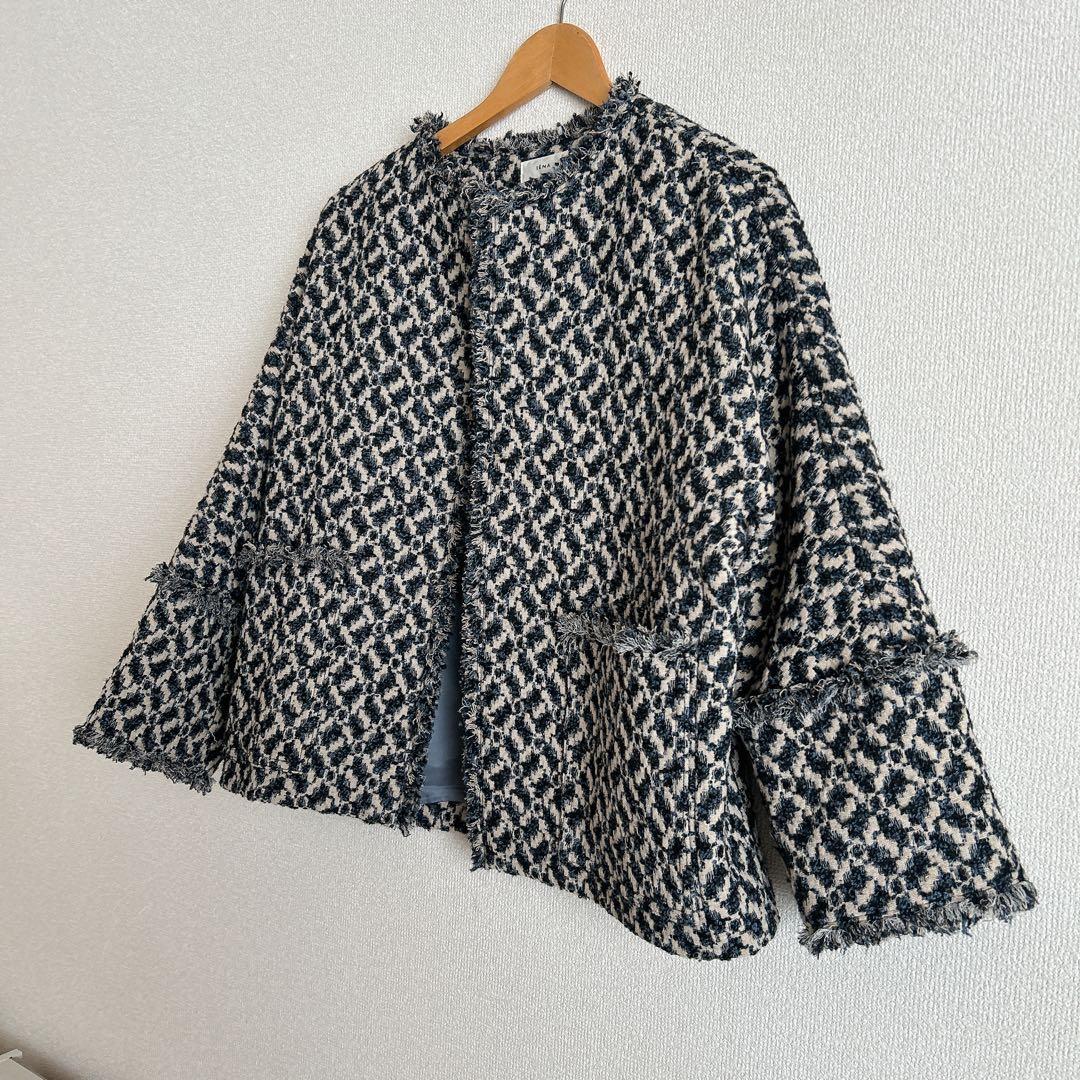 イエナ　＆NAVY GIOLICAジャガードジャケット