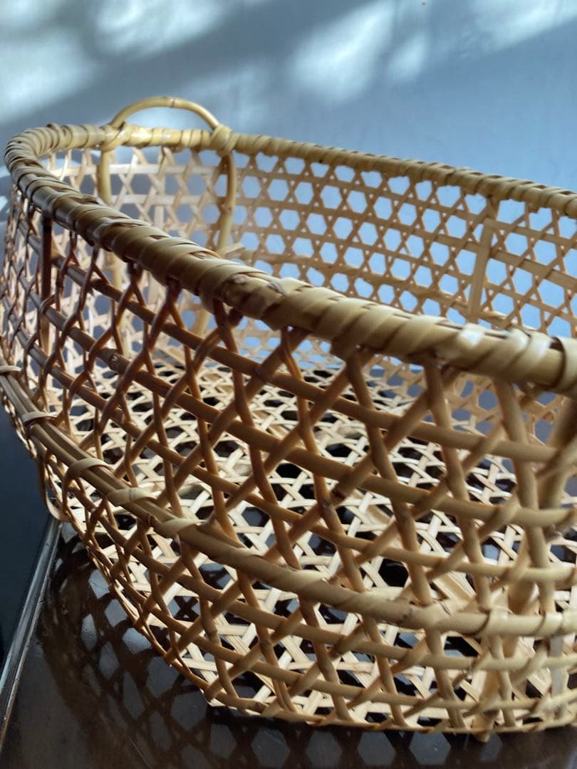 青森 根曲竹 りんごかご