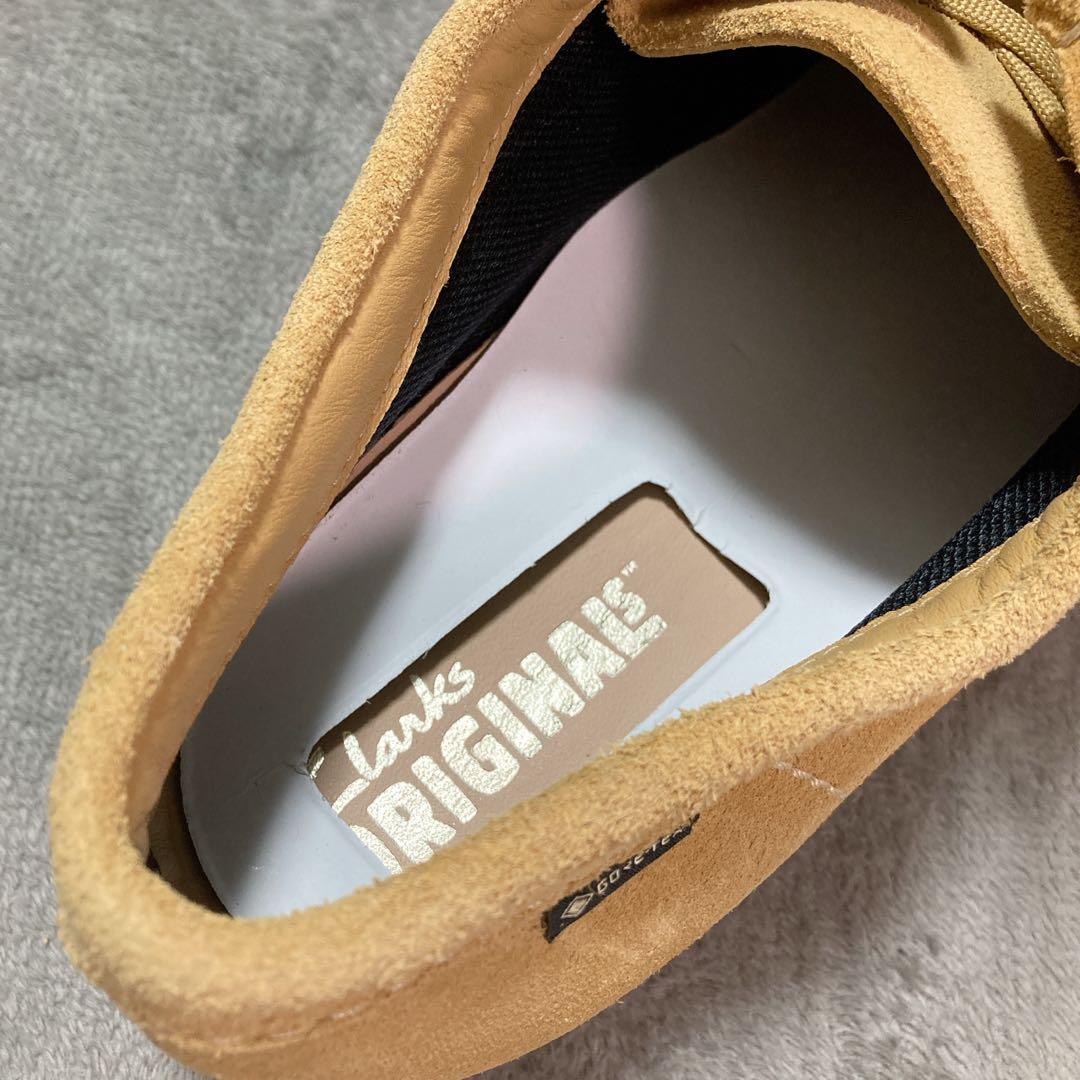【新品】Clarks クラークス ワラビー ゴアテックス イエロー 27cm