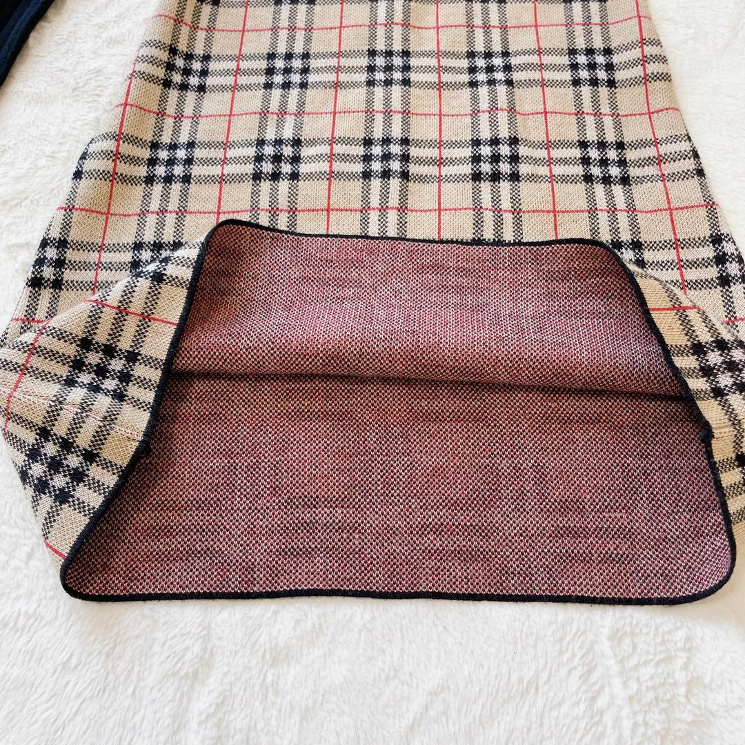 BURBERRY BLUE LABEL 切り替えニットスキッパーワンピース