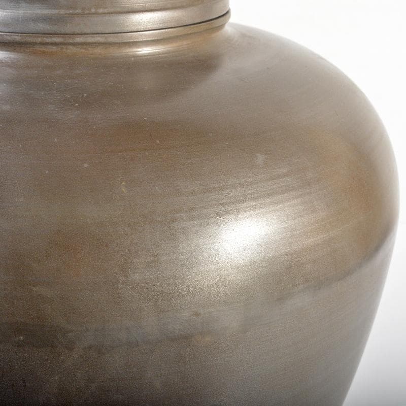 古錫　大茶壷　茶心壷　約8.48kg　御錫屋天下一美作守造銘　B　R6849B