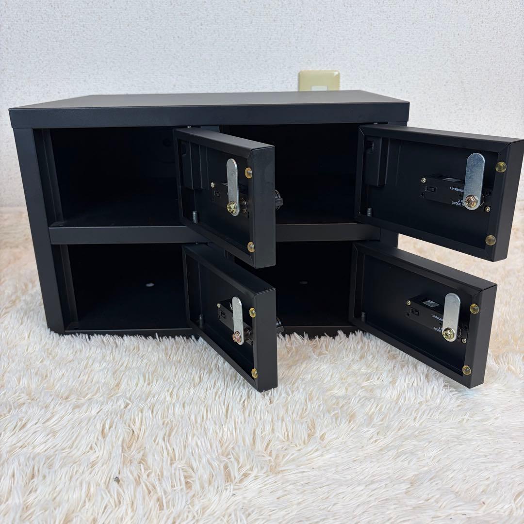 送料無料 貴重品ロッカー2個セット ダイヤル式 鍵付き