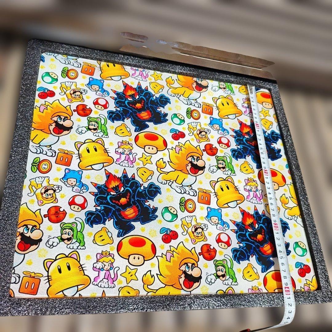 新品未使用 スーパーマリオ DIY ガラス マウスパッド