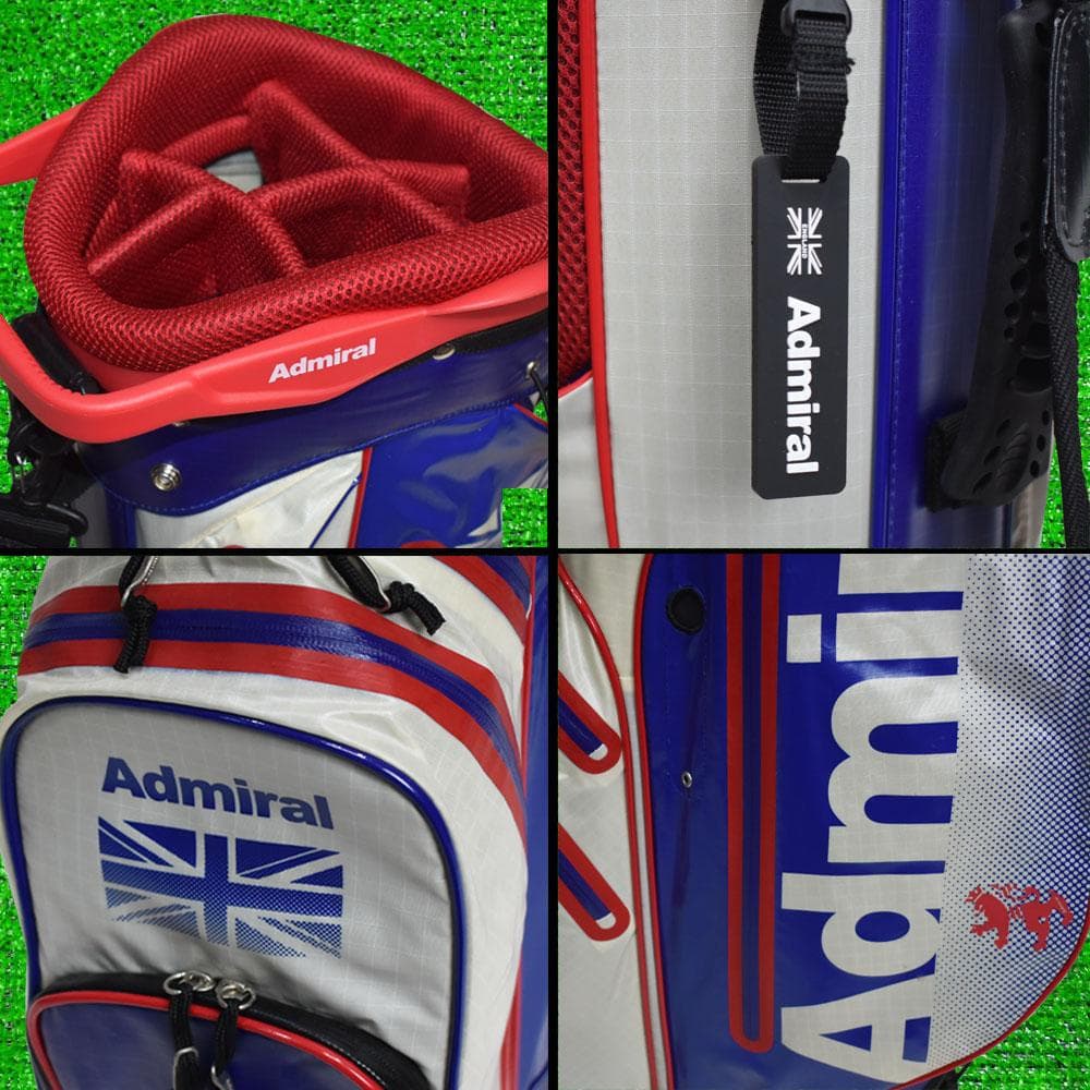 u*c様 Admiral アドミラル ゴルフ スタンド式 キャディバッグ ９型