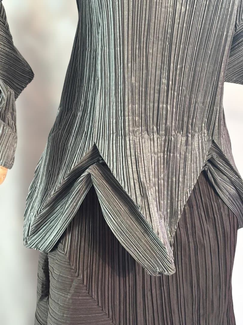 [超希少] ISSEY MIYAKE 変形 3D プリーツ トップス