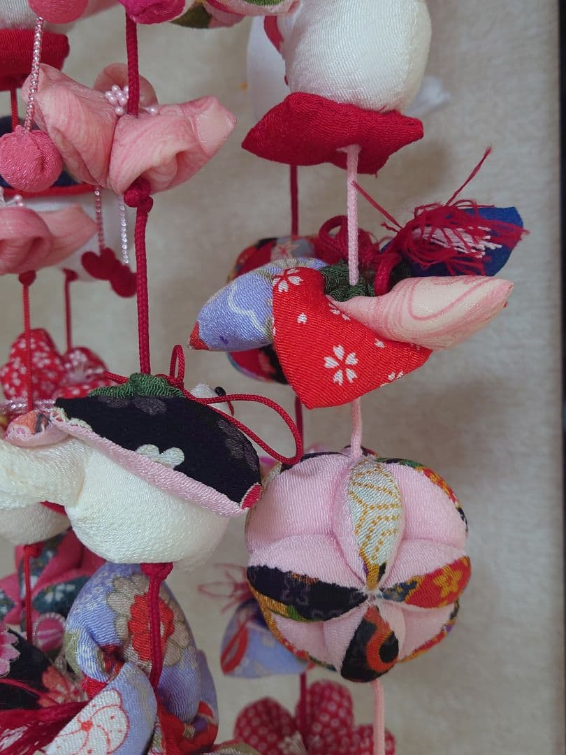 極美品　ハンドメイドひでばあちゃん作の縁起物のつるし雛　No.５