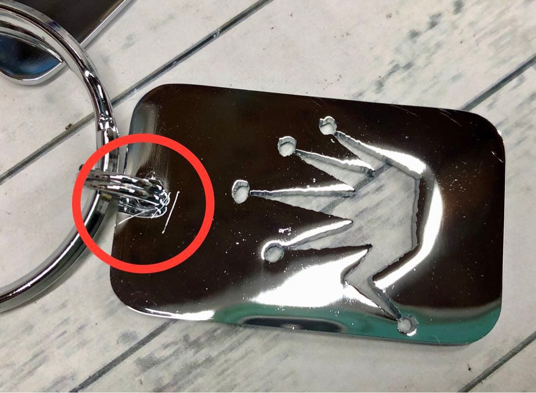 STUSSY 25周年記念 ドッグタグ キーホルダー　6610