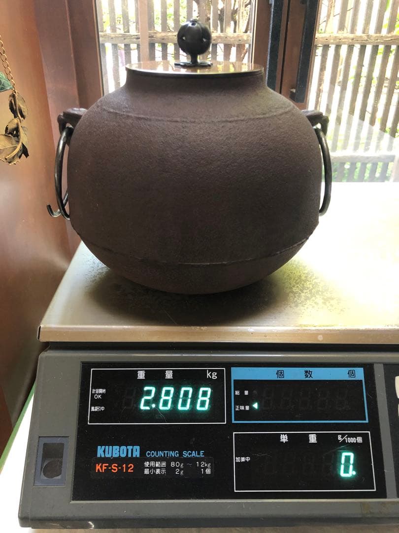【茶釜】鉄瓶　古物　骨董　茶道具　南部鉄器