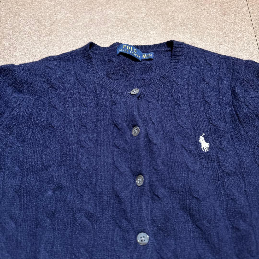 Polo Ralph Lauren カーディガン　ケーブルニット　メリノウール