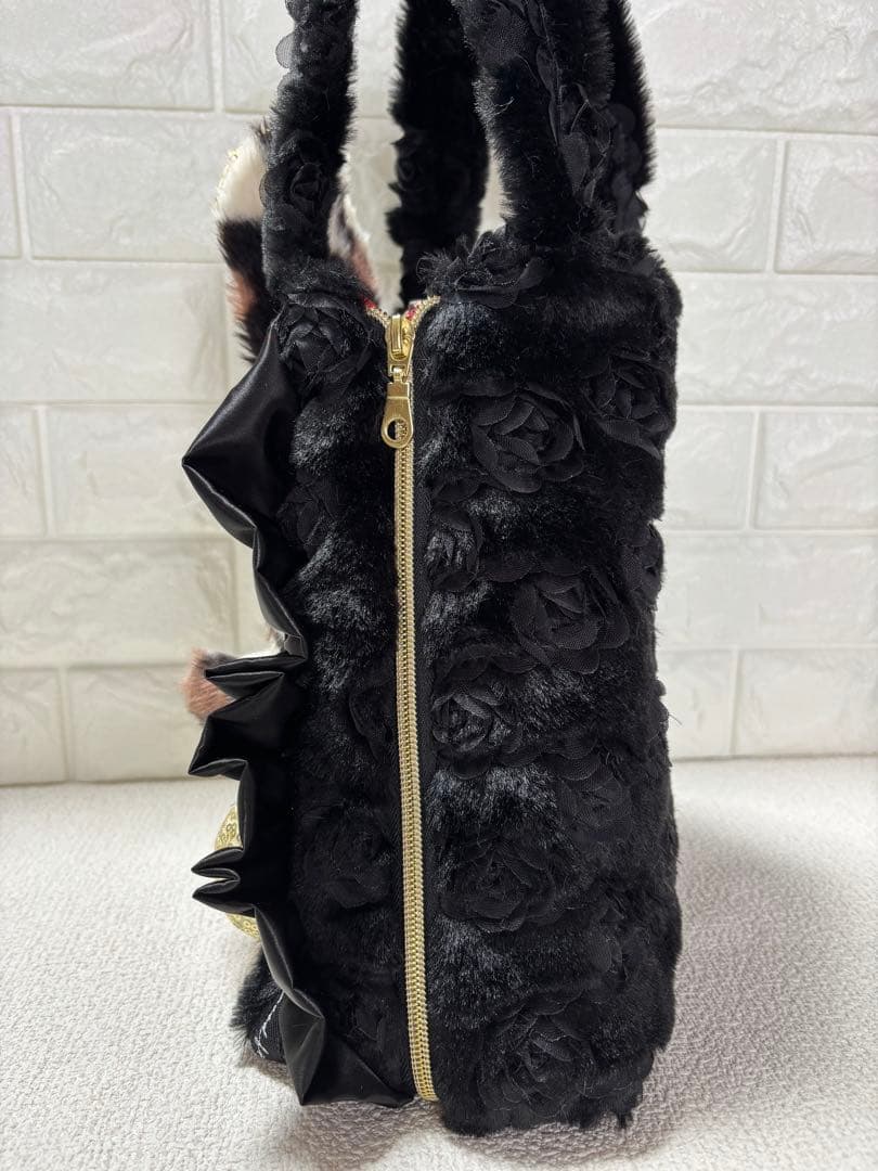 灰*猿様 コヤンイサムチョン　サイドファスナーバッグ（大）　サンダーちゃん　ヒョ