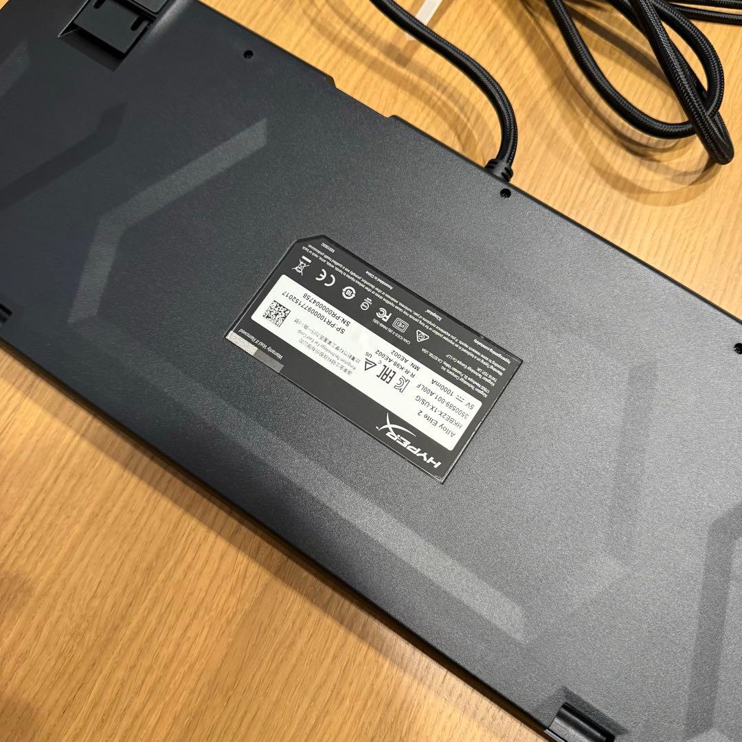 HyperX Alloy Elite 2 ゲーミングキーボード赤軸