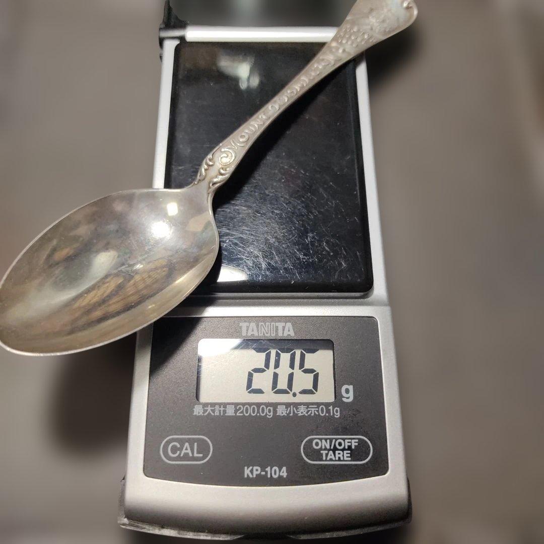 銀製。STERLING。シルバーSILVER。 スプーン。ワシントン山。約20g
