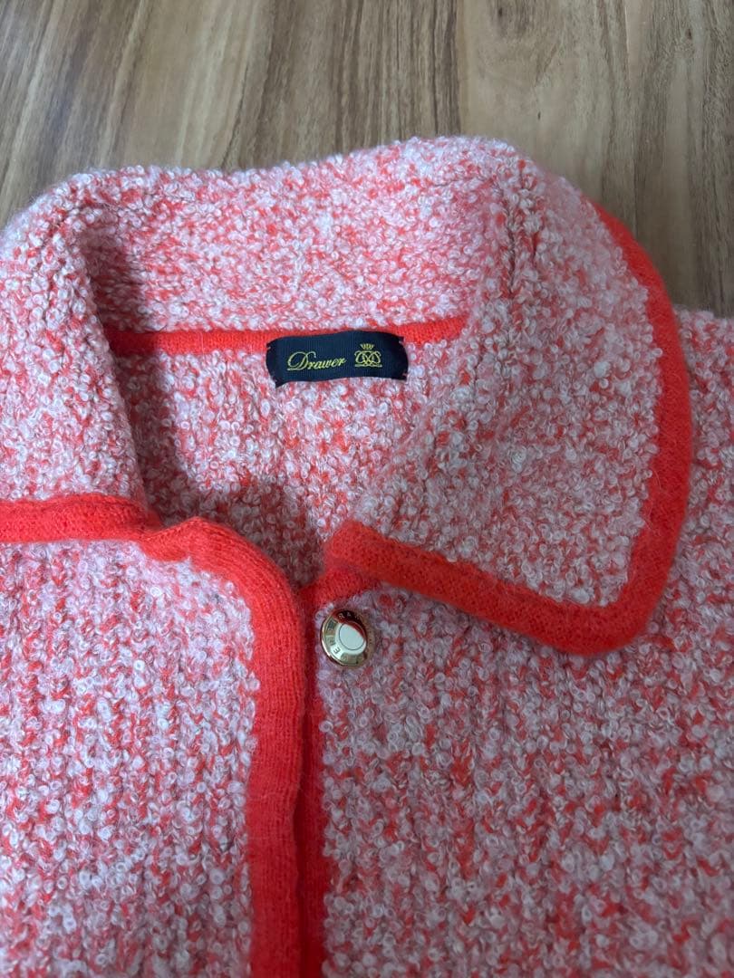 美品　ドゥロワー　drawer ニットジャケット　カーディガン