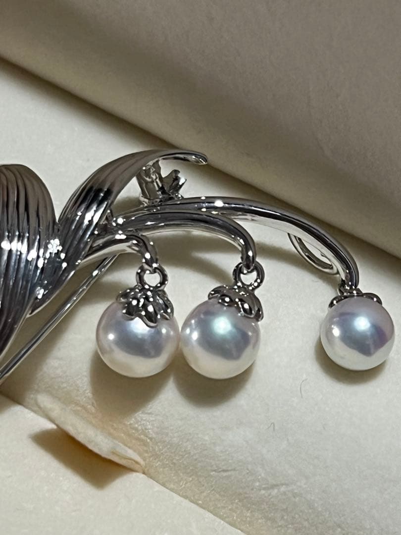 TASAKI ブローチ　スズラン　鈴蘭