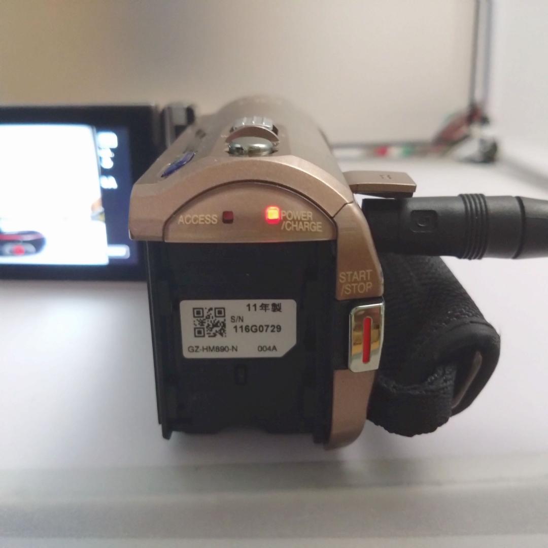 JVCケンウッド Everio　GZ-HM890-N ビデオカメラ 動作中古