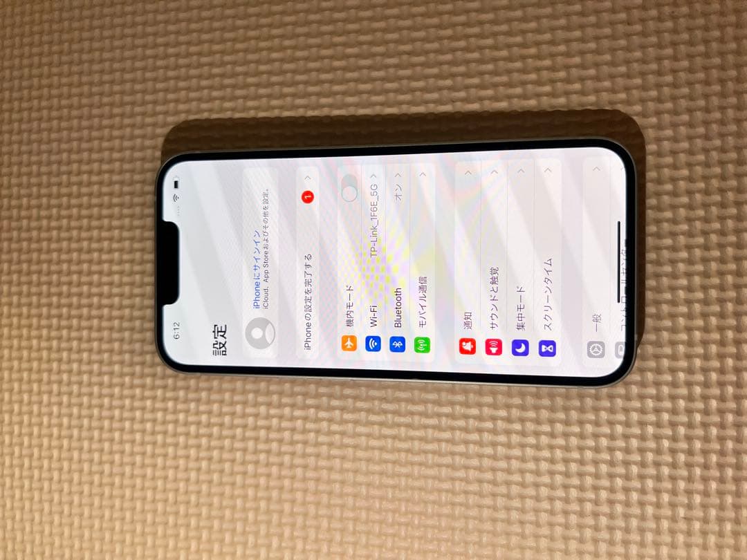 美品 iPhone 13 128GB ピンク 本体 SIMロック解除