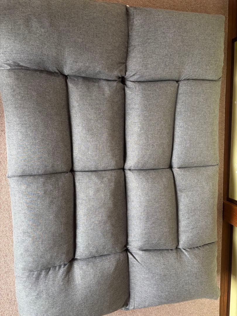 【ニトリ】形が自在に変えられるコンパクトソファ(ツバサ3 GY)