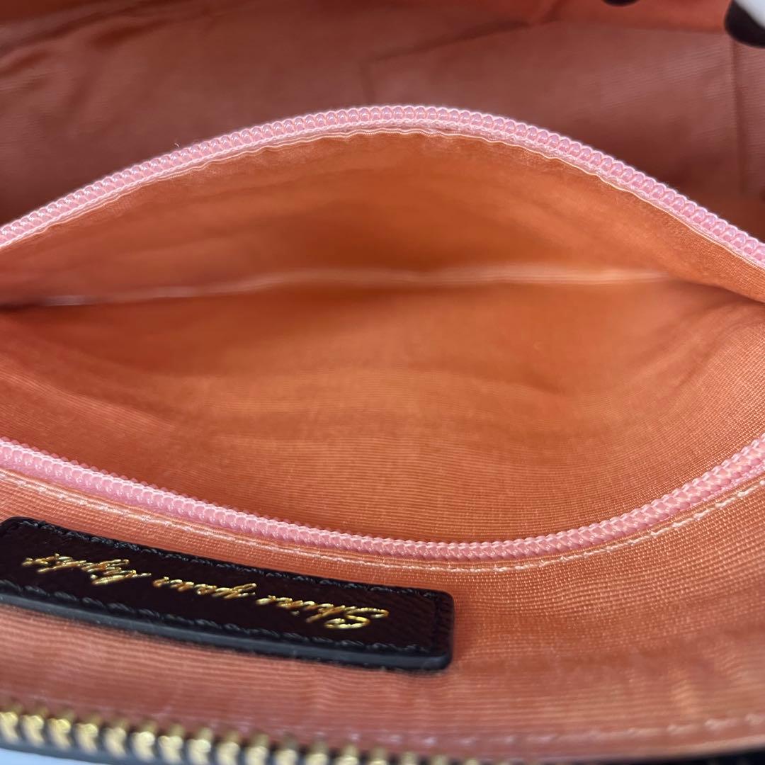 【極美品】ミランダカー×サマンサタバサ 本革 レザー 2way ハンドバッグ 黒