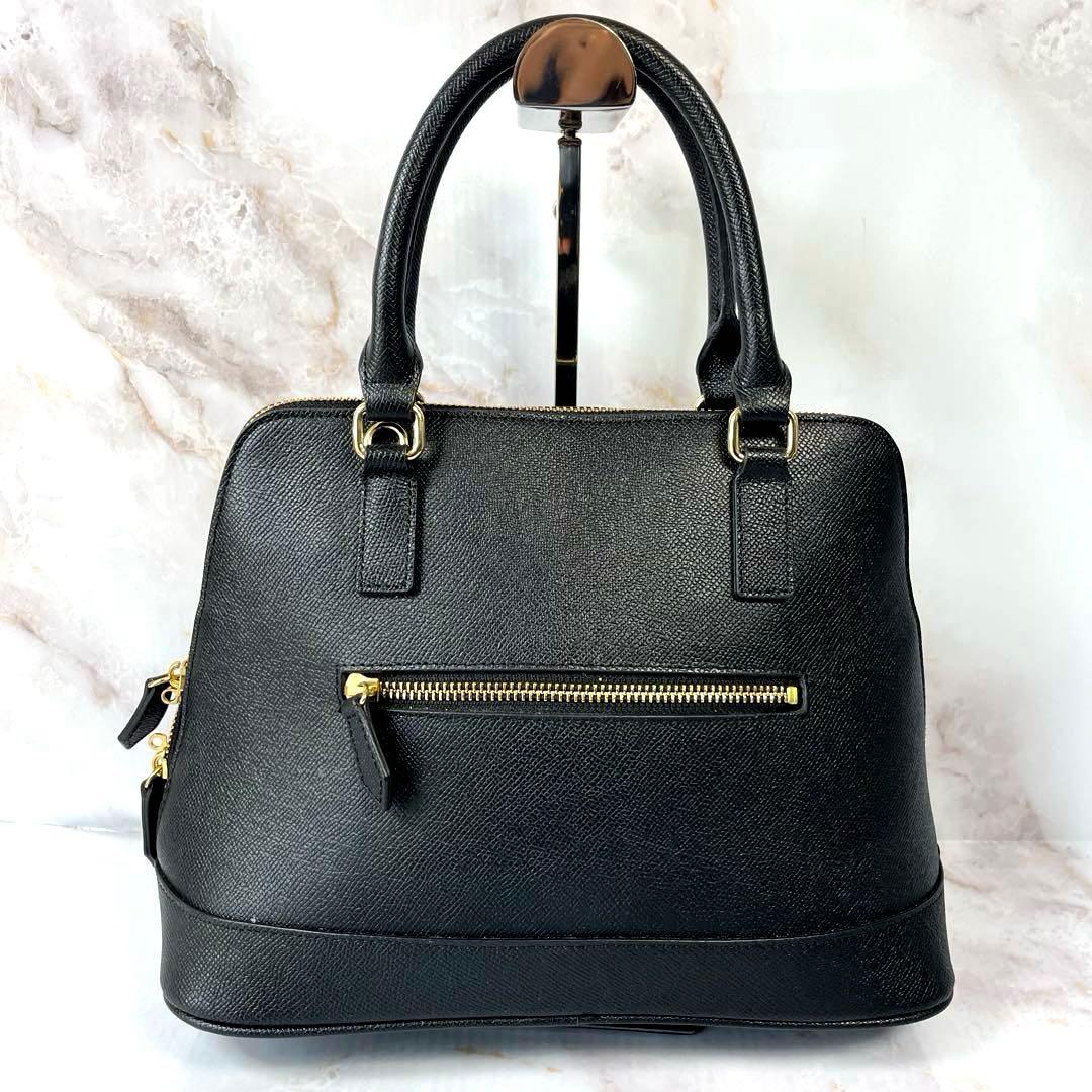 【極美品】ミランダカー×サマンサタバサ 本革 レザー 2way ハンドバッグ 黒