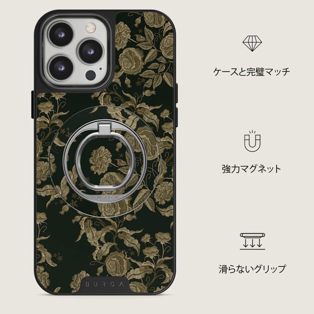 BURGA フラワーパターン iPhone 17 Pro ケース