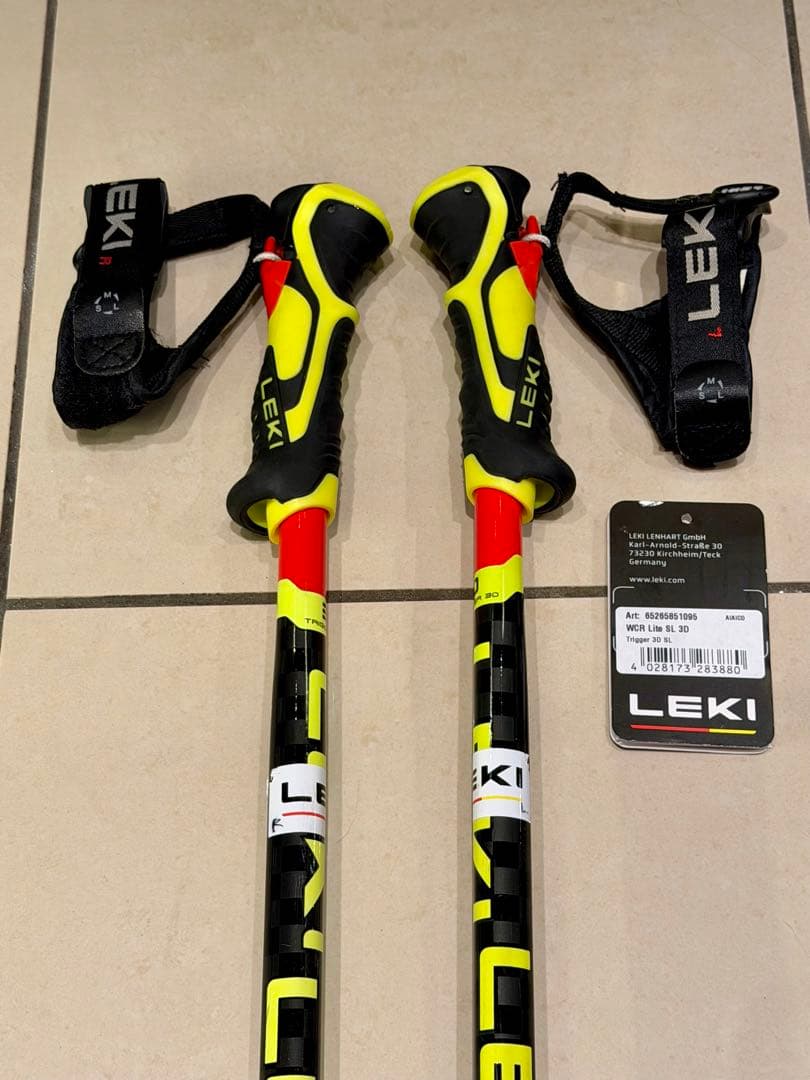 LEKI WCR Lite SL 3Dスキーストック90cm（95cmから加工）