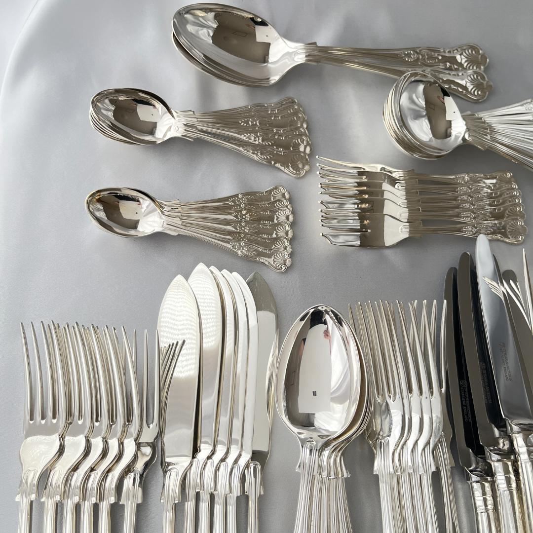 【SPEAR & JACKSON】キングスパターンのディナーフルセット 68本