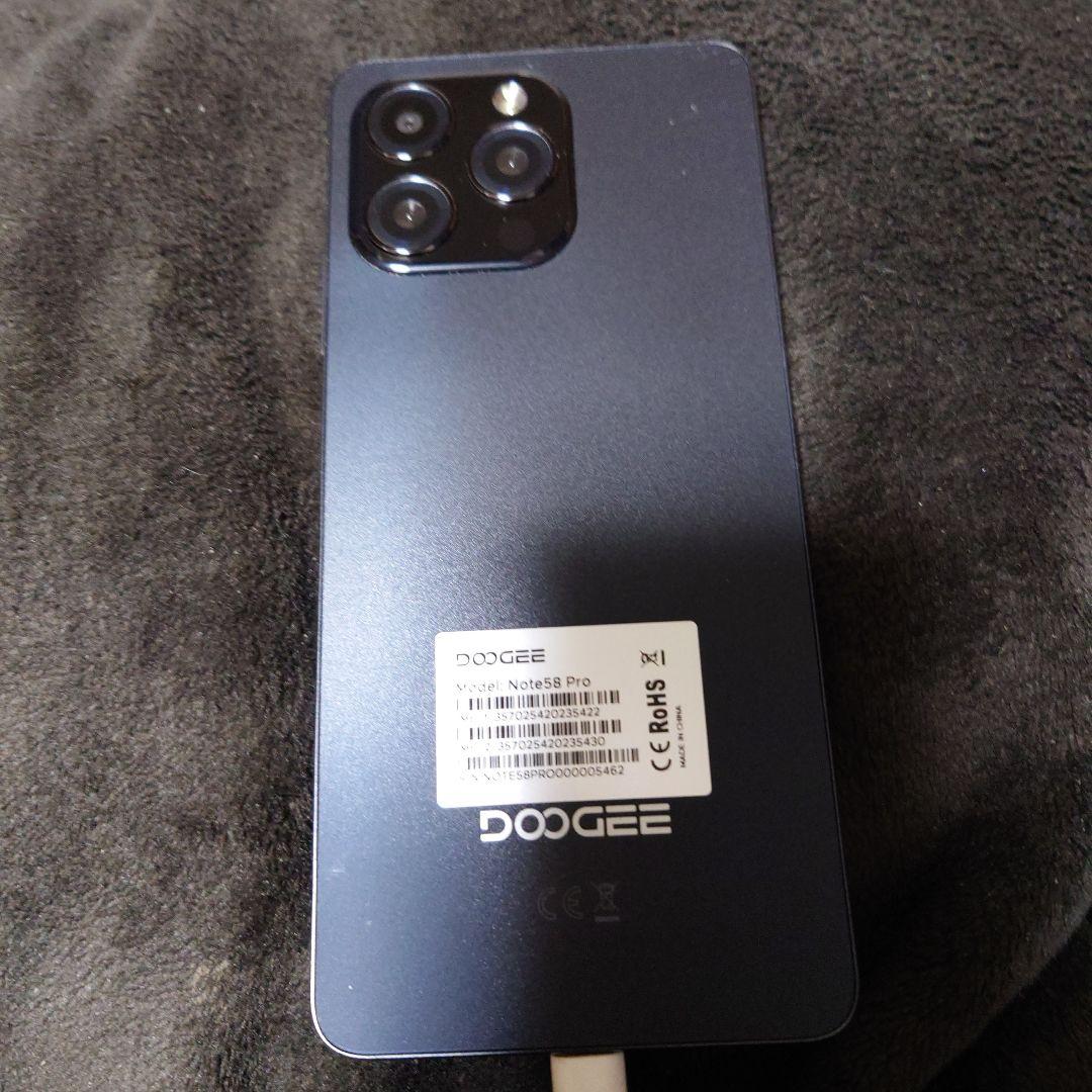 DOOGEE note58 pro 8+24GB/256GB SiMフリー
