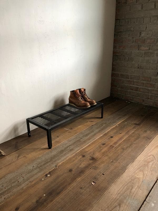 貴重　期間限定IS-01　花台　アイアン　シューズラック　ボタニカルラック　踏台