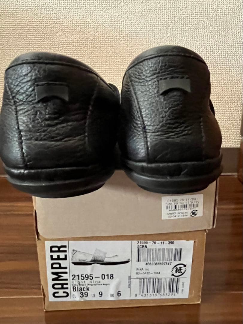 CAMPER フラットシューズ ブラック 39