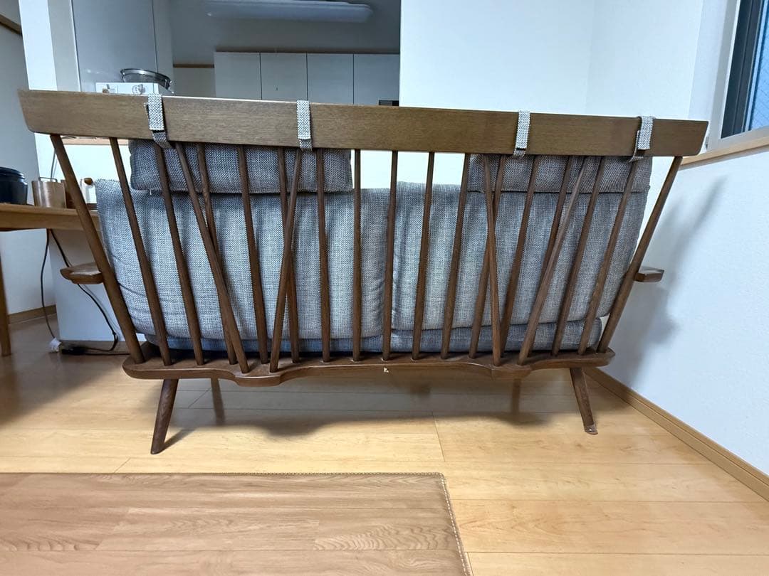 HIDA/飛騨産業 NEWMCKINLEY　3Pソファ ハイバック　ヘッドレスト