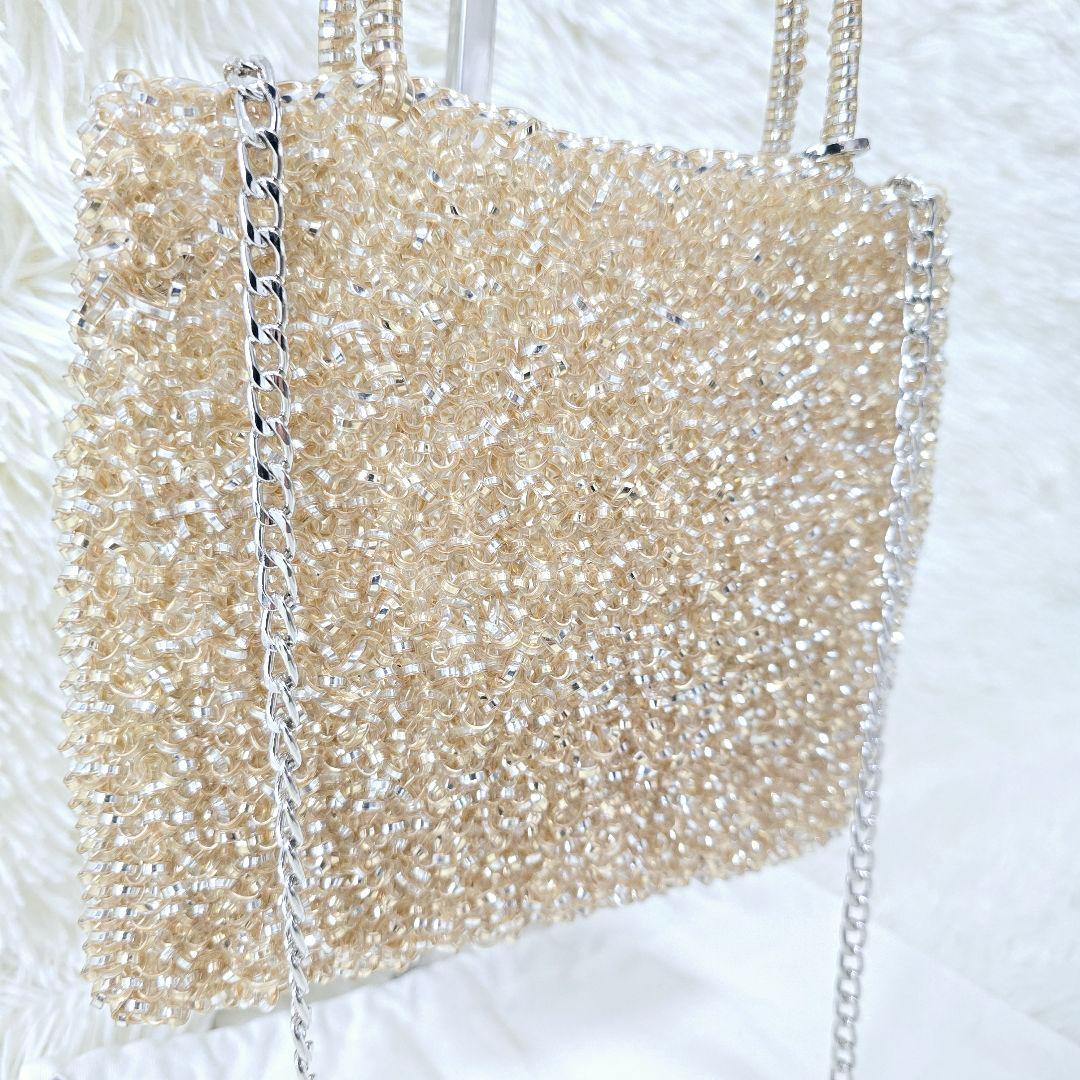 極美品✨アンテプリマ スクエア ミディアム シルバーゴールド