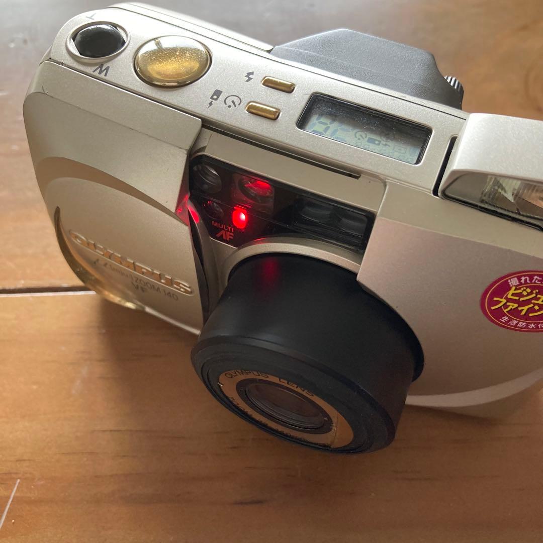 OLYMPUS μ ZOOM 140 VF シルバー フィルムカメラ