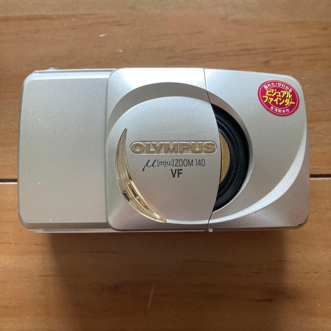 OLYMPUS μ ZOOM 140 VF シルバー フィルムカメラ