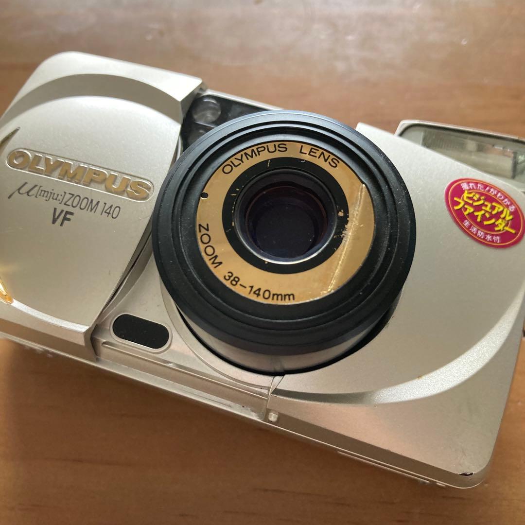 OLYMPUS μ ZOOM 140 VF シルバー フィルムカメラ