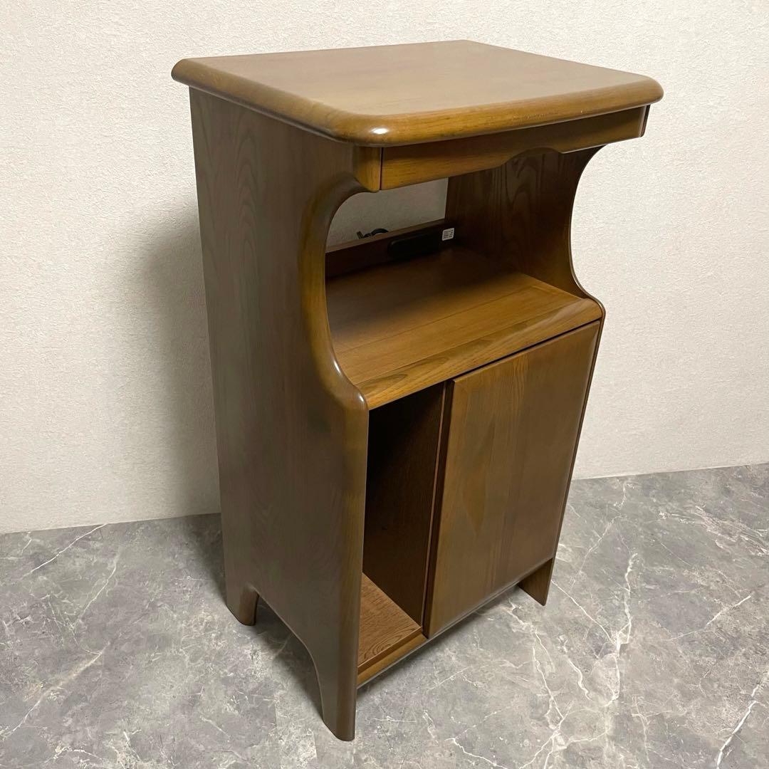 karimoku カリモク家具　電話台　ファックス台　キャビネット　コンソール