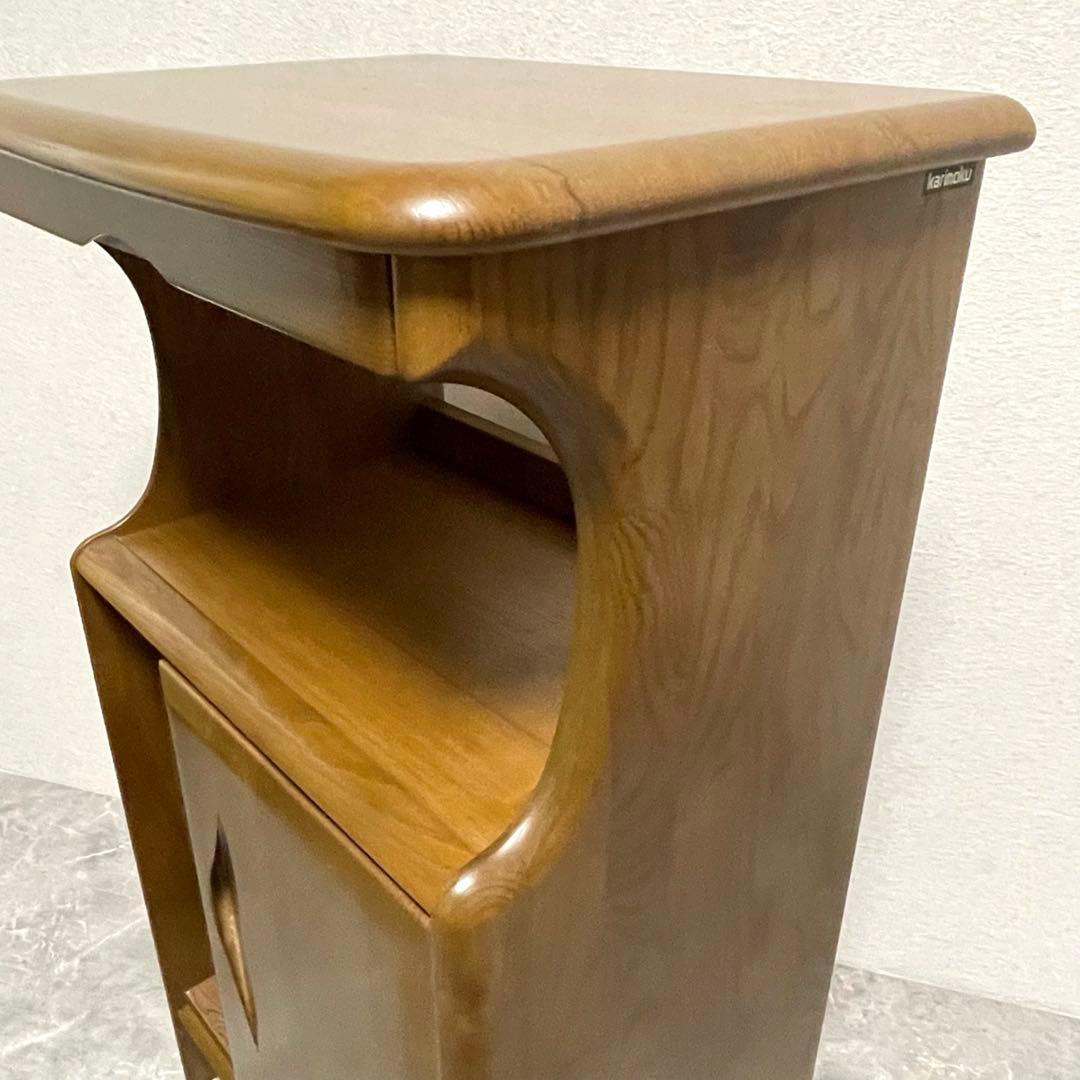karimoku カリモク家具　電話台　ファックス台　キャビネット　コンソール