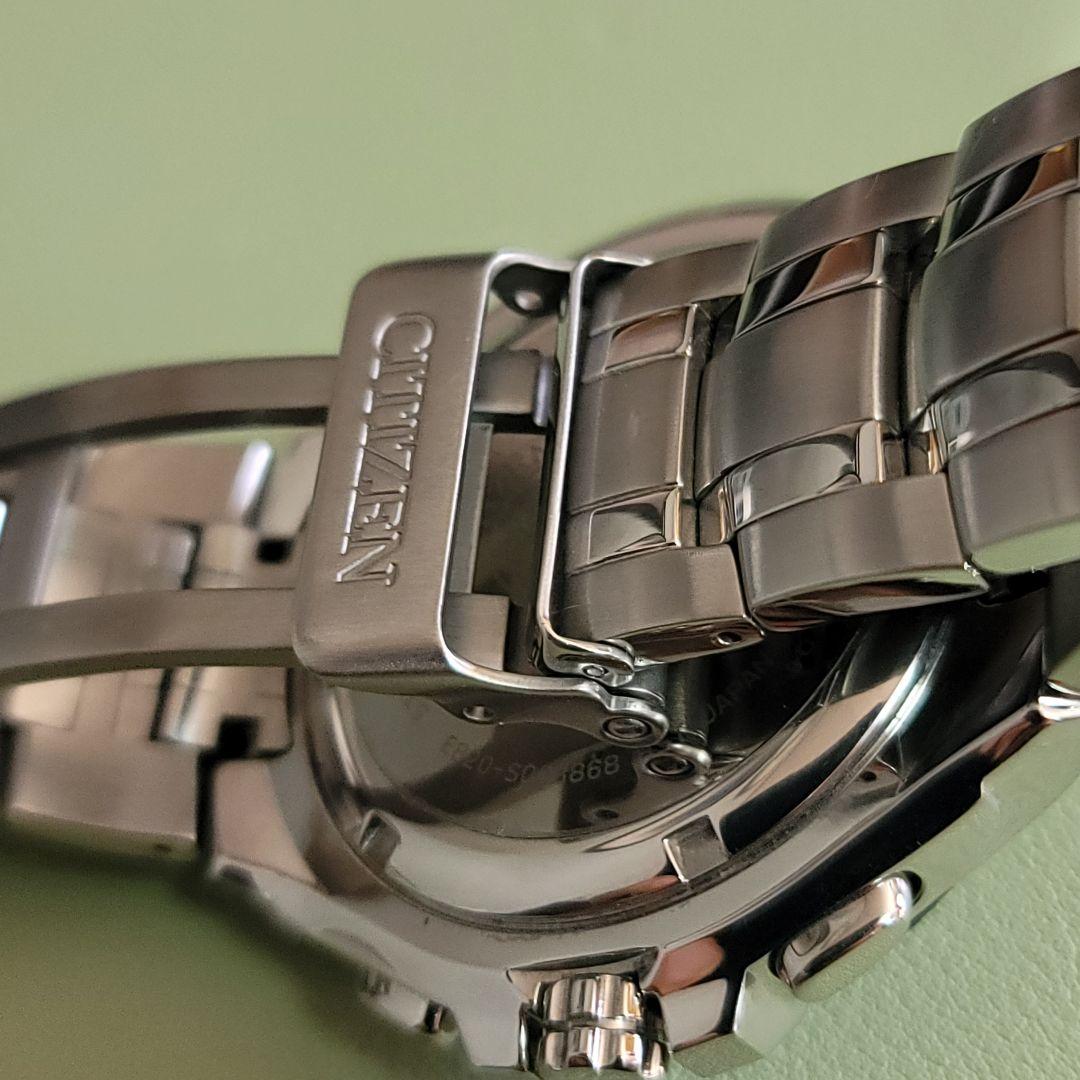 シチズン プロマスター エコドライブ E820-S063868 クロノグラフ