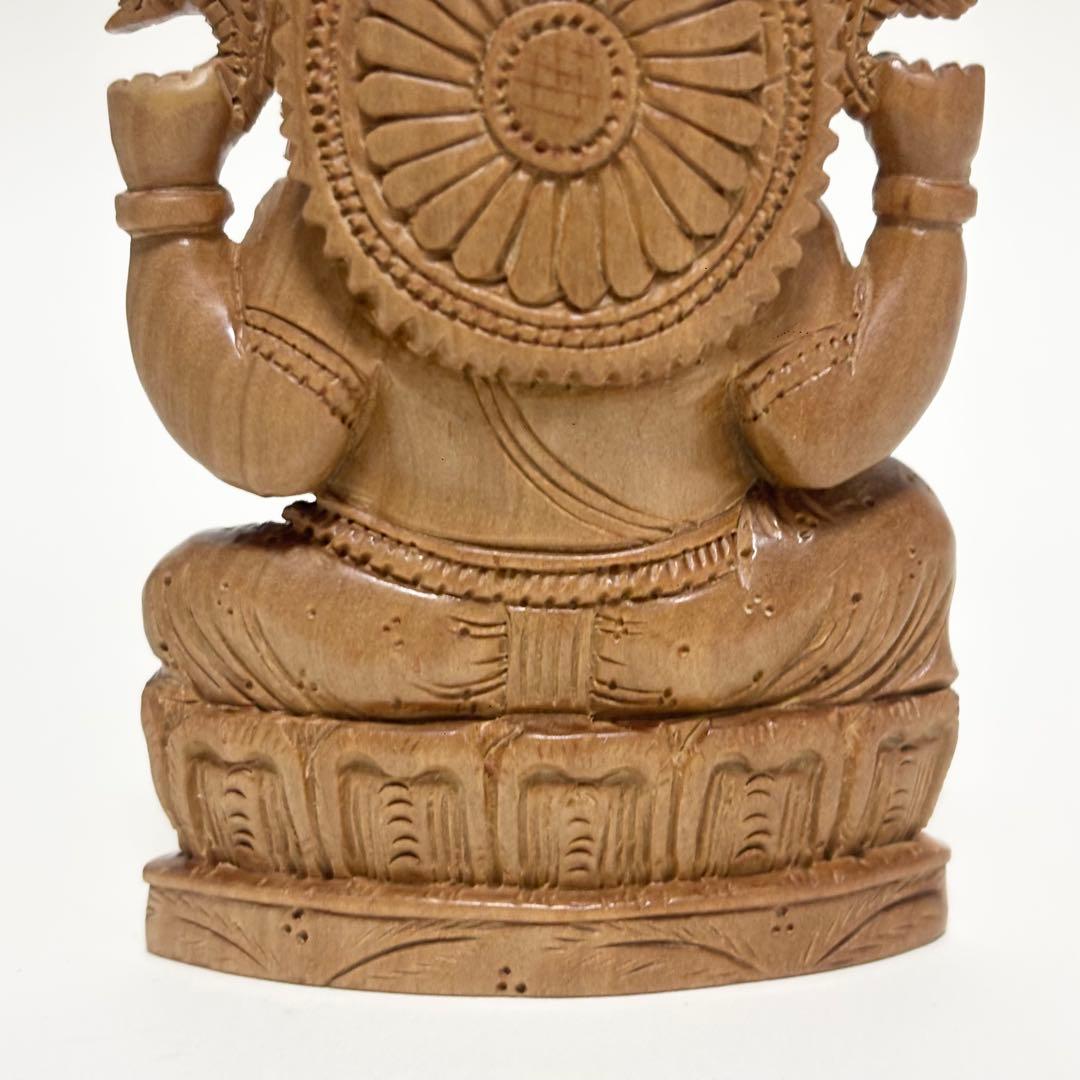 【最高級品】真正白檀　ガネーシャ　彫刻　置物