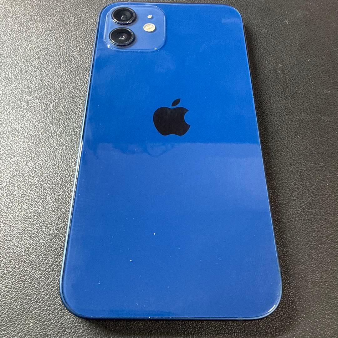 iPhone12 青 128G 画面ひび割れあり