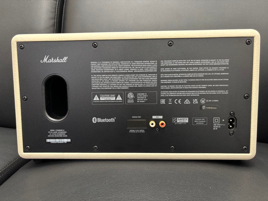【美品】Marshall StanmoreⅢ Bluetoothスピーカー